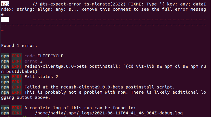 error