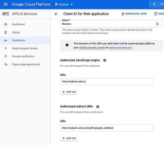 redash google developers project